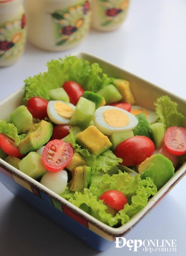 Làm các món salad, salad ngon