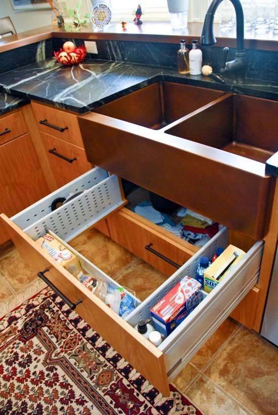 sắp xếp tủ bếp hợp lý, thiết kế tủ bếp tiết kiệm, tủ bếp, tủ bếp gọn gàng