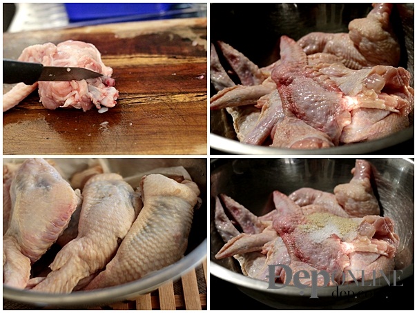 cánh gà nhồi thịt chiên xù, cánh gà nhồi thịt, món ngon với cánh gà