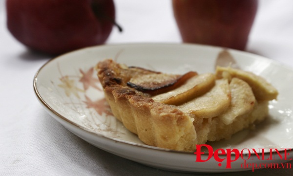 tart táo, tart táo kiểu pháp, công thức tart táo pháp, tarte aux pommes, bánh táo, bánh tart táo