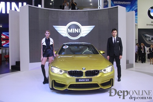 triển lãm, vietnam motor show 2014, siêu xe, người mẫu, Chevrolet Camaro, Mitsubishi, Toyota, Lexus, BMW
