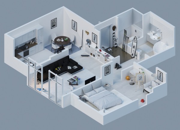 25 Mẫu Nhà Đẹp Với Mô Hình 3D - Tạp Chí Đẹp