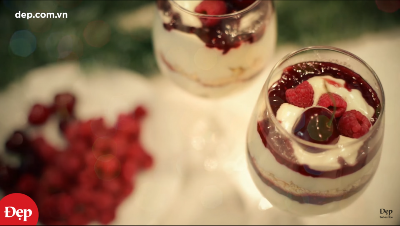 Làm bánh Trifle mùa giáng sinh (Christmas Cake Recipe)