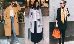 Áo khoác dáng dài “phủ sóng” street style của sao Việt