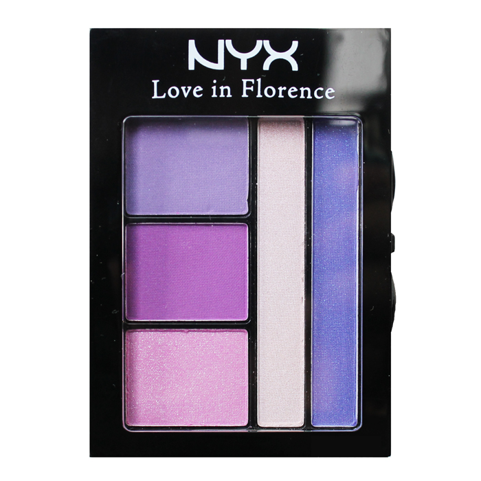  N.Y.X với bảng kết hợp 5 màu mắt tông tím mang tên Love in Florence (18$)