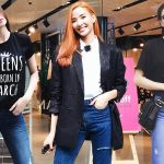 Áo đen, quần jeans “phủ sóng” đường phố, trở thành “bảo bối” ngày hè của quý cô đình đám