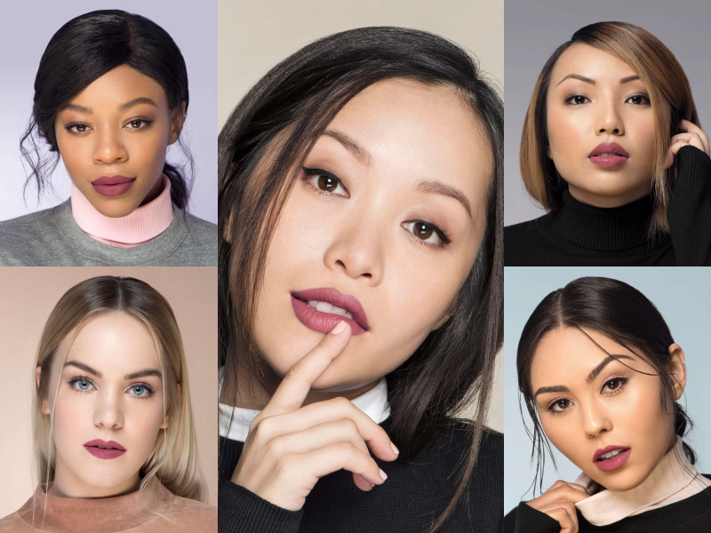 Michelle Phan xuất hiện cùng các người mẫu trong những bức hình quảng bá cho sản phẩm