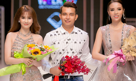 Hoa hậu Kỳ Duyên và Ngọc Trinh lần đầu đứng chung sàn catwalk