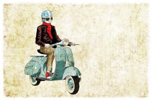 Vespa cổ ư, chuyện nhỏ, tại sao lại không?