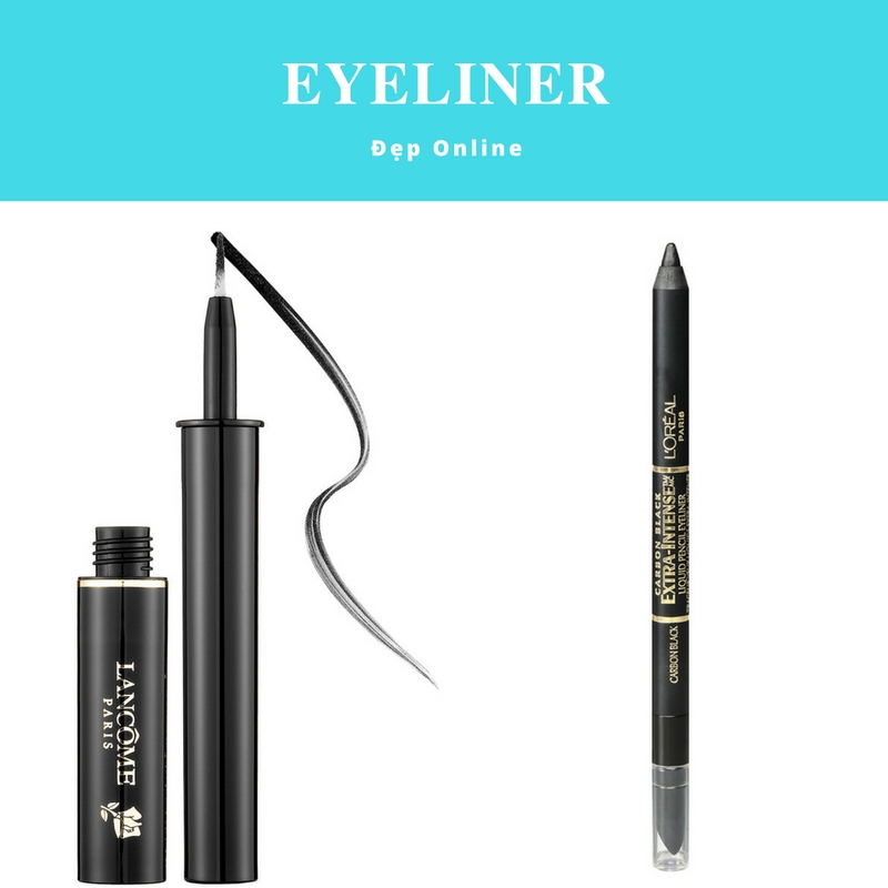 Sản phẩm cao cấp: Lancôme Artliner Liquid Eyeliner Pen, $30 (khoảng 150.000VND). Sản phẩm Dupe: L'Oréal Paris Extra-Intense Liquid Pencil Eyeliner, $8.95 (khoảng 200.000 VNĐ)