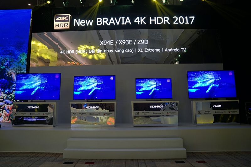 Các dòng TV BRAVIA 2017 chính là lời khẳng định của Sony trong sứ mệnh truyền cảm hứng đến khách hàng bằng trải nghiệm giải trí tuyệt vời