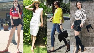 Thanh Hằng, Quỳnh Châu khoe chân thon dài với street style năng động, phóng khoáng