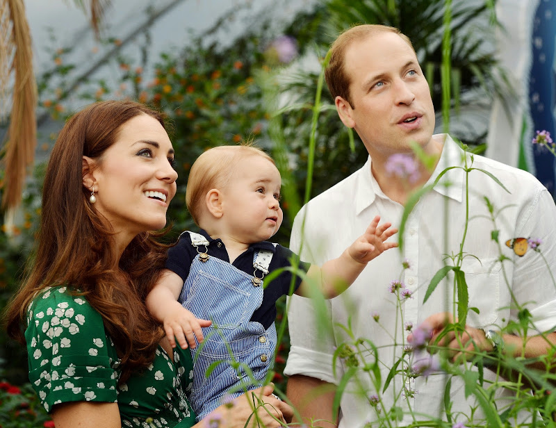 Để kỷ niệm sinh nhật đầu tiên của Hoàng tử George, cặp đôi đã cho ra mắt bức ảnh gia đình tại Bảo tàng Lịch sử Tự nhiên London vào ngày 2/7