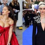 Rihanna và Cara Delevinge “thi nhau” khoe vòng một táo bạo