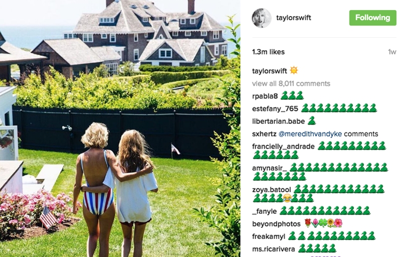 Hẳn Taylor phải khóc thét khi hàng loạt người tấn công tài khoản Instagram của cô