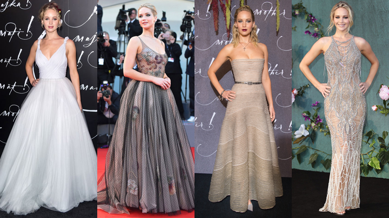 Jennifer Lawrence tiếp tục tỏa sáng trên hành trình quảng bá phim mới
