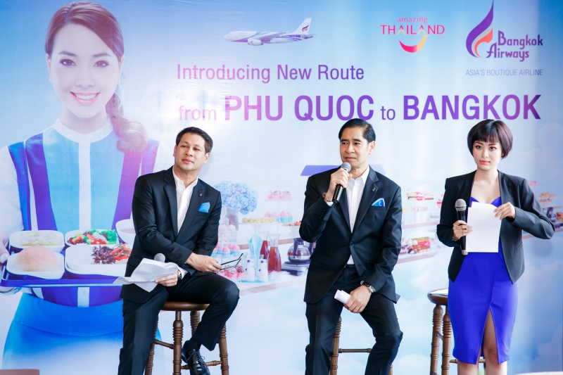 Ông Varong Israsena và Ông Songkrot Palakawing Na Ayutthaya chia sẻ sâu hơn về về Bangkok Airways và đường bay mới