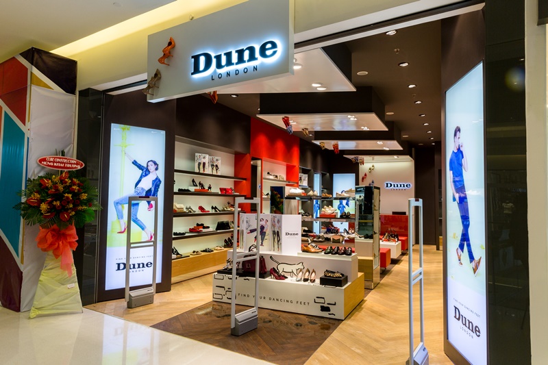 Cửa hàng Dune London tại TTTM Crescent Mall, Q.7, Tp.HCM