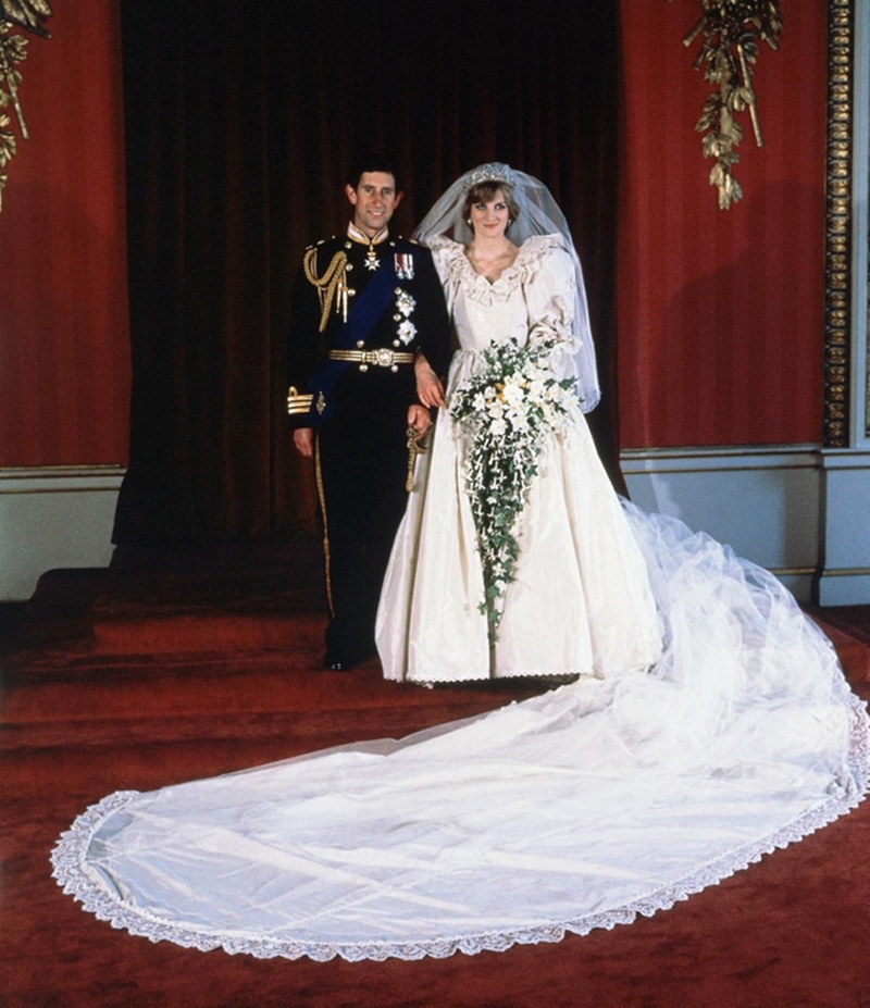 Hôn lễ của Chales và Diana đến nay vẫn được liệt vào danh sách những đám cưới hoành tráng nhất nhì thế giới