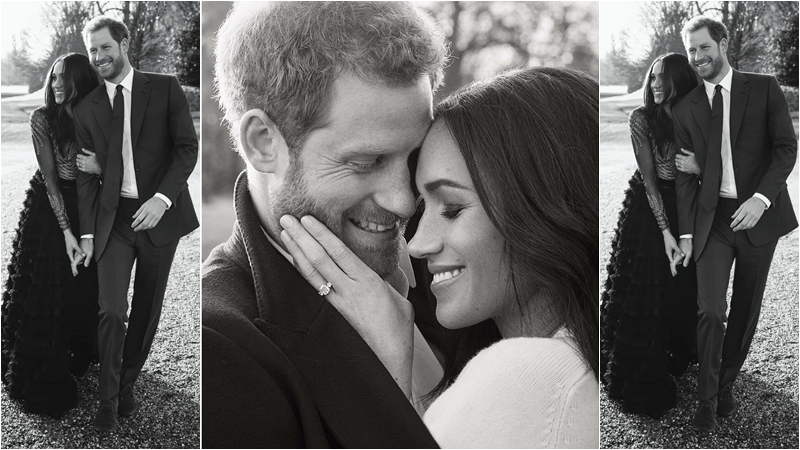 Ảnh đính hôn đẹp như mơ của Hoàng tử Harry và Meghan Markle