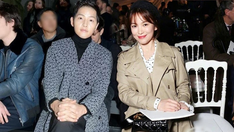 Song Joong Ki bảnh bao, Song Hye Kyo đẹp không tì vết tại show diễn của Dior