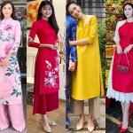 Sao Việt xúng xính áo dài trong dịp Tết Nguyên Đán 2018