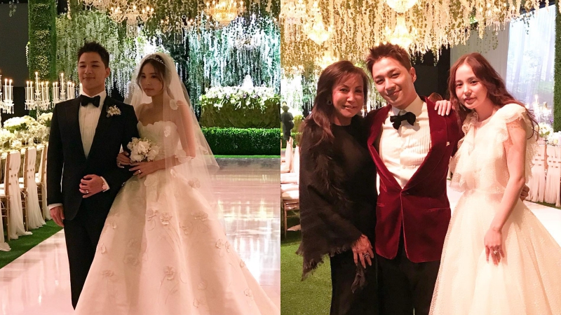 Chú rể lịch lãm Taeyang hạnh phúc bên cô dâu Min Hyo Rin trong đám cưới theo kiểu “Twilight”