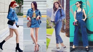 Trang phục denim phủ sóng street style của mỹ nhân Việt tuần qua