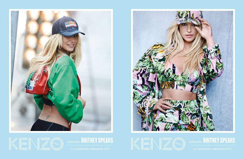 Britney Spears bất ngờ xuất hiện trong chiến dịch quảng cáo BST La Collection Memento No.2 của Kenzo. 