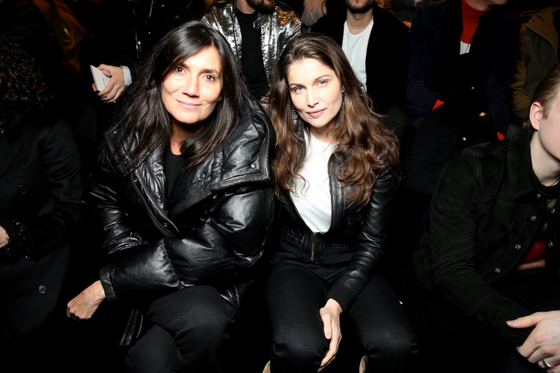 Tổng biên tập Vogue Paris Emmanuelle Alt và nữ diễn viên Laetitia Casta