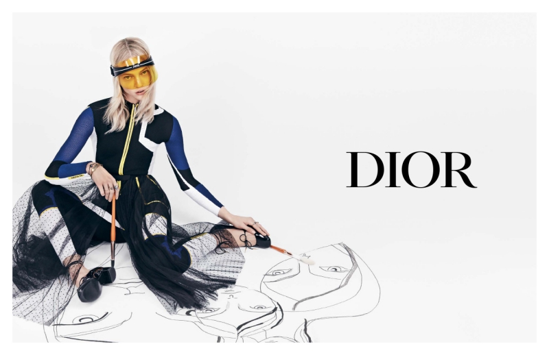 DiorClub1 cũng xuất hiện trong chiến dịch quảng cáo Xuân Hè 2018 của Dior.