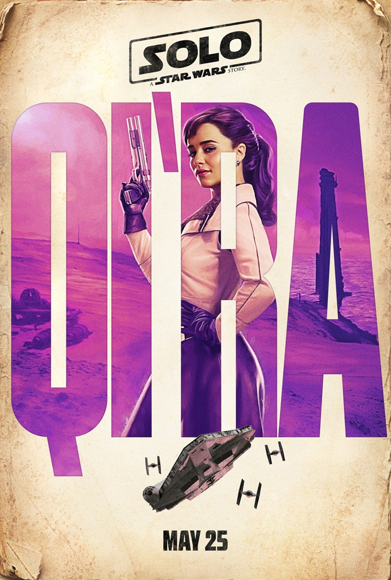 “Mẹ Rồng” Emilia Clarke sẽ hóa thân thành người bạn thân thiết của Han Solo, Qi’ra.