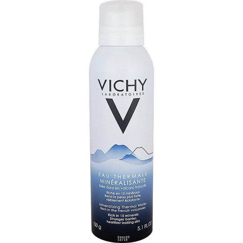 Vichy Thermal Spa Water: Xịt khoáng chứa nguyên liệu nước khoáng 100% thiên nhiên chứa các khoáng chất cực có lợi cho da lấy trực tiếp ở suối nước nóng tại thị trấn Vichy của Pháp, giúp dưỡng ẩm, tái tạo và phục hồi làn da, cho da săn chắc, mịn màng và chắc khỏe tự nhiên.