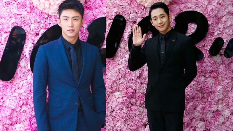 “Mỹ nam” Jung Hae In và Hoàng Cảnh Du tỏa sáng trên hàng ghế đầu tại show Dior Homme Xuân Hè 2019