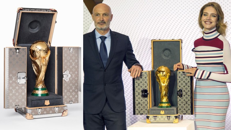 FIFA commissions louis vuitton to design traveling case for world cup trophy