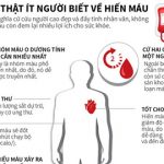 [Infographics] Những điều ít người biết về hoạt động hiến máu