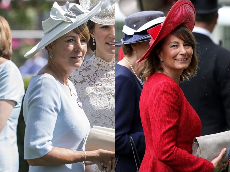 Bà Carole Middleton trong những sự kiện trước đó luôn ăn mặc rất gọn gàng, chỉn chu với kiểu dáng trang phục và màu sắc rất hút mắt.