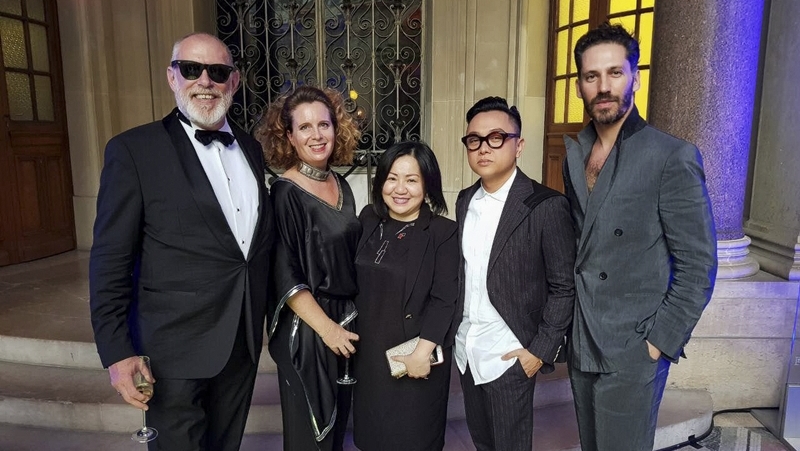 NTK Nguyễn Công Trí cùng bà Trang Lê gặp gỡ các nhân vật quyền lực của làng thời trang tại Paris