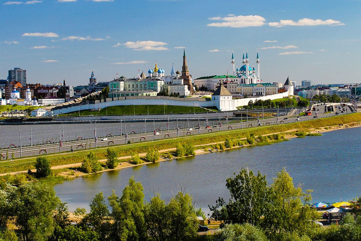 Một góc thành phố Kazan.