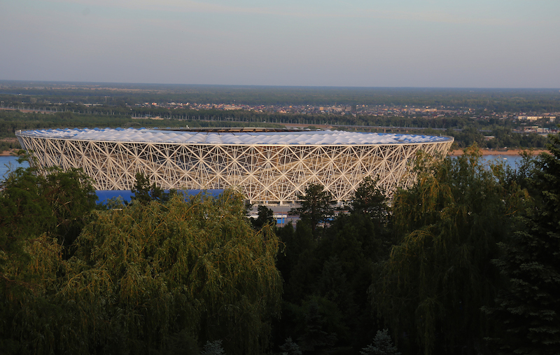 Sân vận động Volgograd Arena, nơi diễn ra các trận đấu FIFA World Cup 2018.