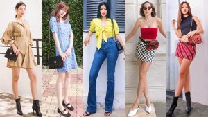 Crop top, đầm vintage thống trị “sàn diễn street style” tuần qua