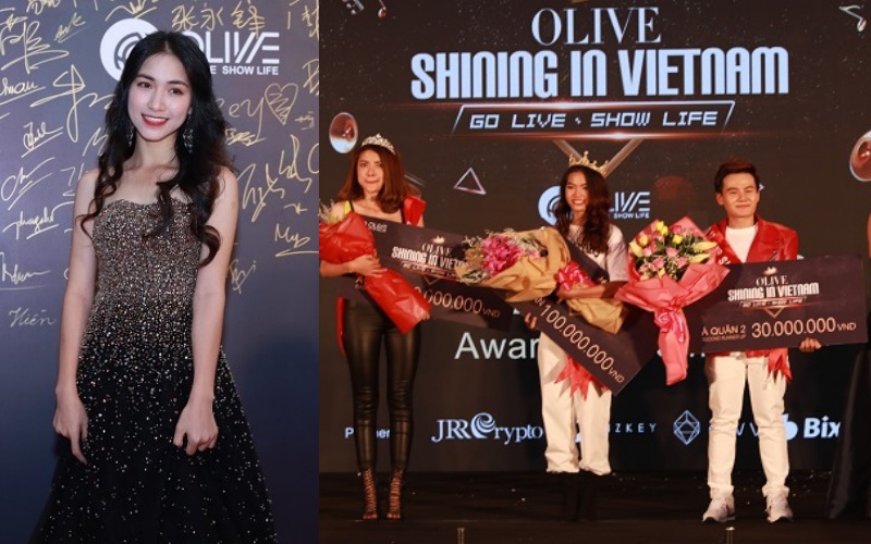 Hòa Minzy diện đầm quyến rũ trong đêm chung kết “Ngôi Sao Tài Năng – Super Oliver” (2018)
