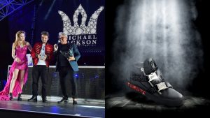 Đấu giá giày đính kim cương lấy cảm hứng từ ông hoàng nhạc pop Michael Jackson