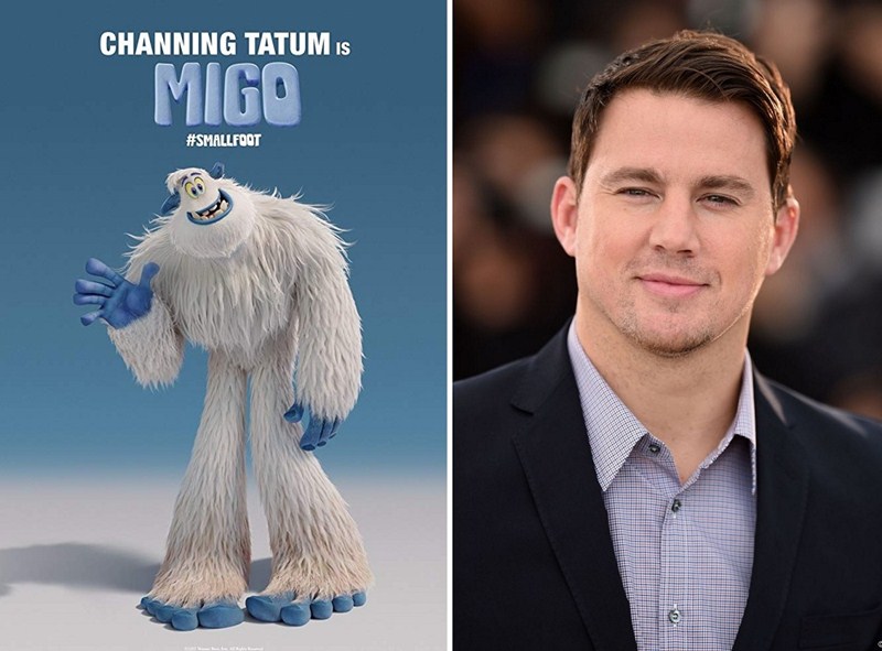 Sự thân thiện, gần gũi của Channing Tatum đã giúp nhân vật Migo trở nên thú vị và đáng yêu hơn.