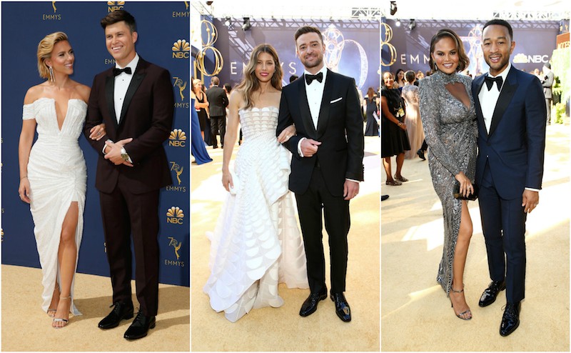 9 cặp đôi ăn mặc “hợp rơ” nhất trên thảm đỏ Emmy 2018