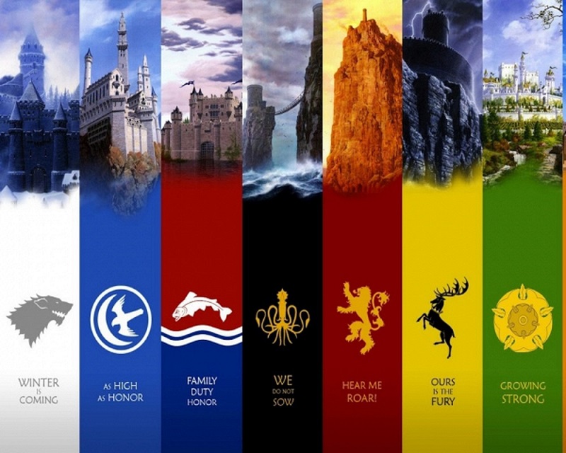Các gia tộc thống trị Westeros.