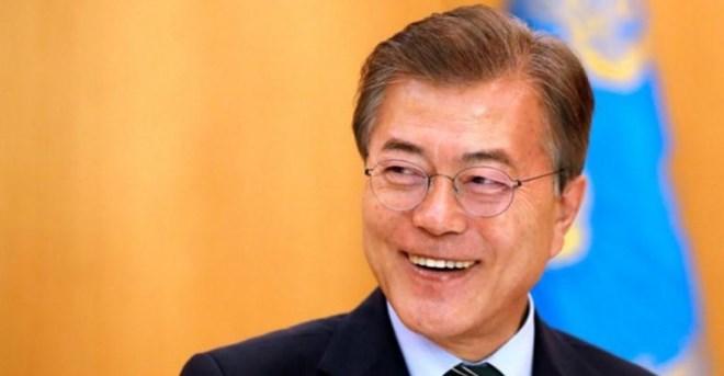 Tỷ lệ ủng hộ Tổng thống Hàn Quốc Moon Jae-in tiếp tục đạt mức cao