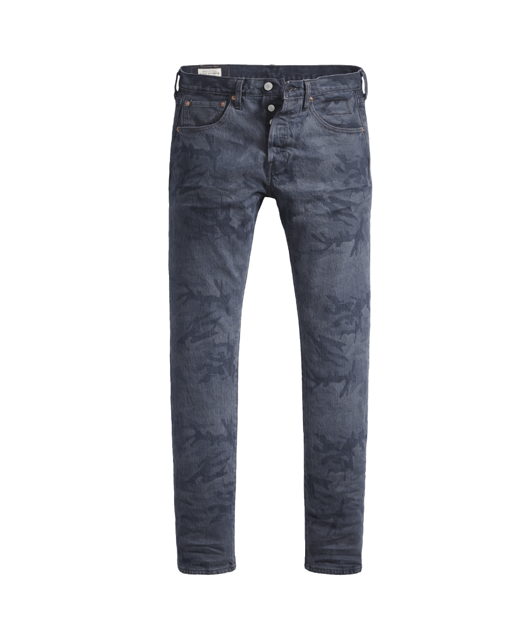 Quần jeans 501® Slim Taper với họa tiết rằn ri