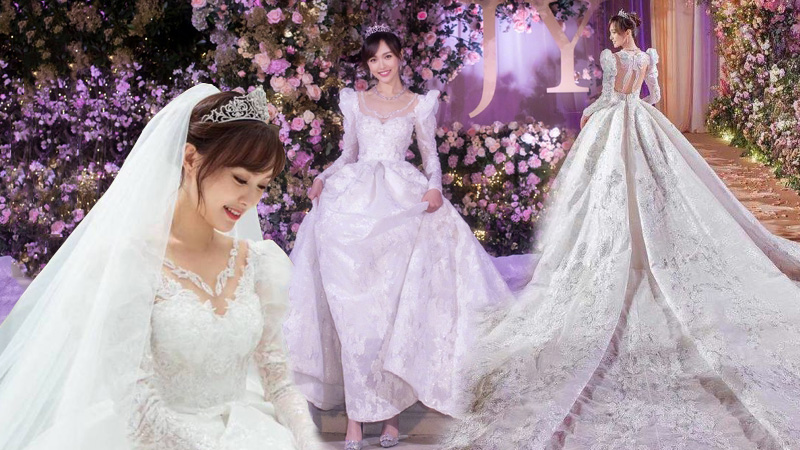 Đường Yên – La Tấn: Từ gu thời trang ăn ý, lãng mạn tới chiếc váy cưới vạn người mê