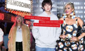 cover thảm đỏ moschino